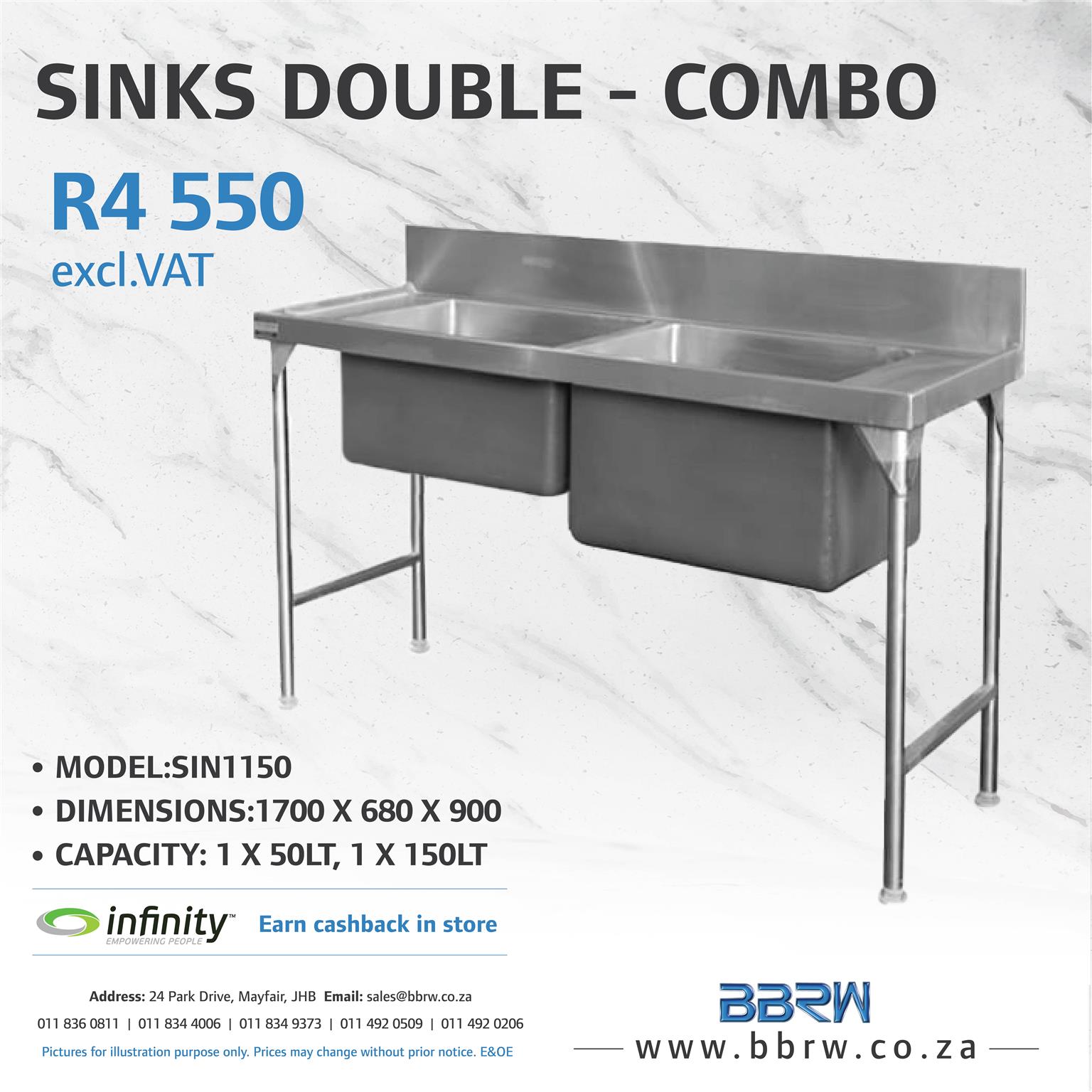 BBRW SPECIAL - Double Sink Combo