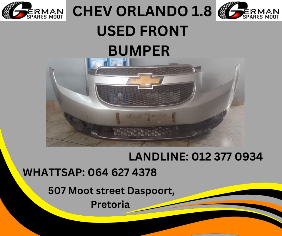 Chev Orlando 1.8 Used Bumpers - Private Seller Chev Orlando 1.8 Used Bumpers - Private Seller