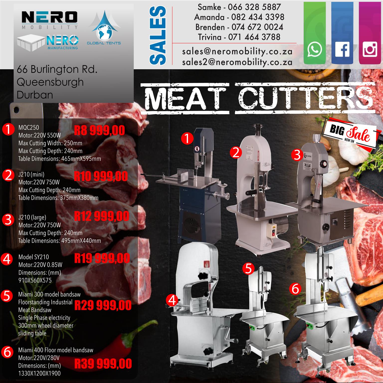 Meat cutters ( Big sale )