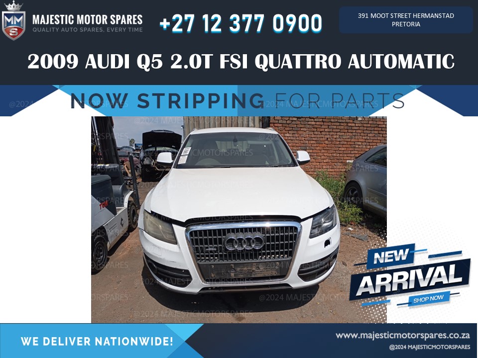 2009 Audi Q5 2.0T FSI Quattro Automatic Petrol Stripping for spares - Private Seller 2009 Audi Q5 2.0T FSI Quattro Automatic Petrol Stripping for spares - Private Seller