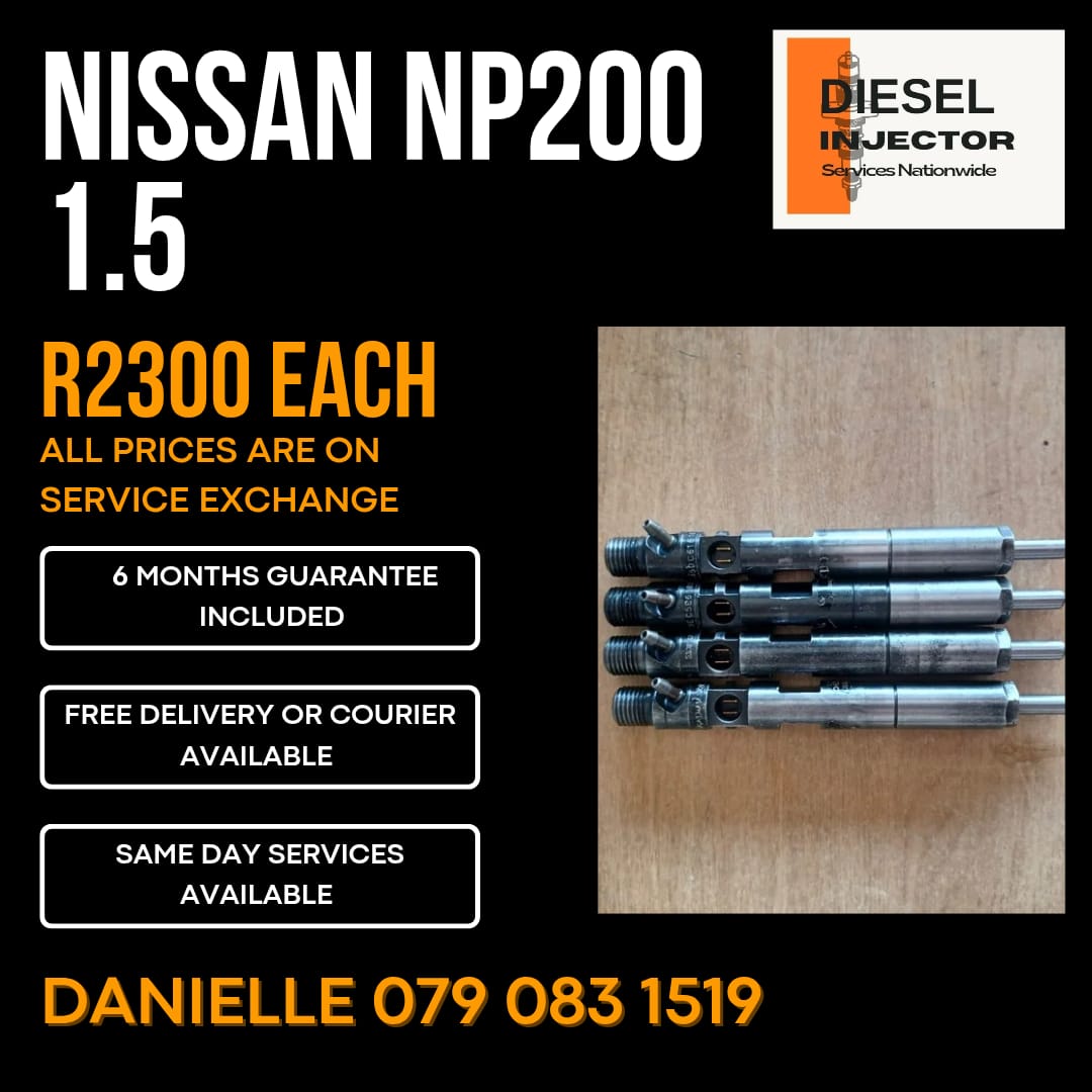 NISSAN NP200 1.5 INJECTORS FOR SALE WITH WARRANTY INCLUDED - Private Seller