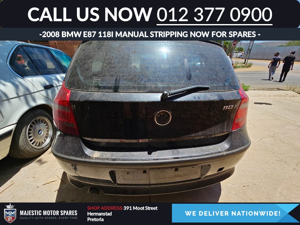 BMW E87 118i 2008 manual stripping spares parts for sale