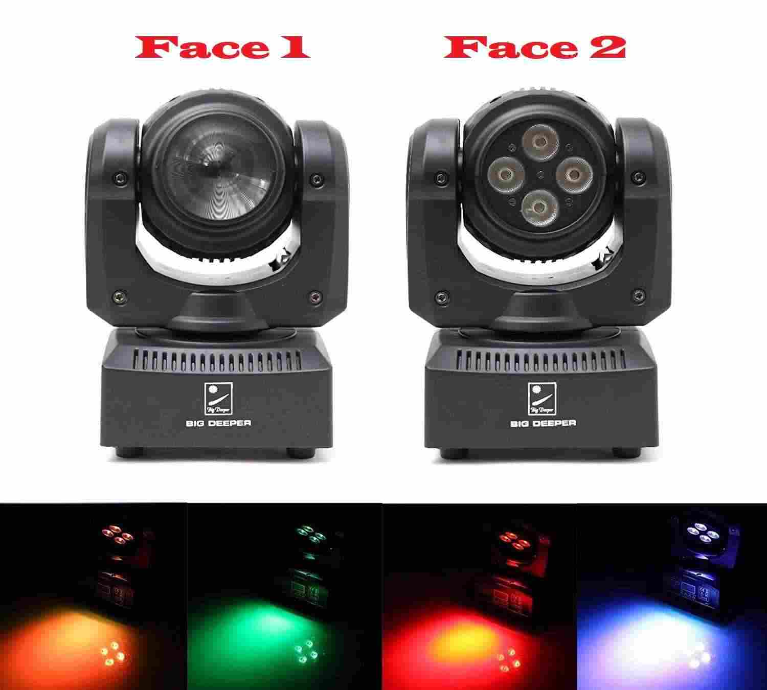 Professional Double Faced Disco Moving Head DMX512 Stage, DJ Party Light. NEW