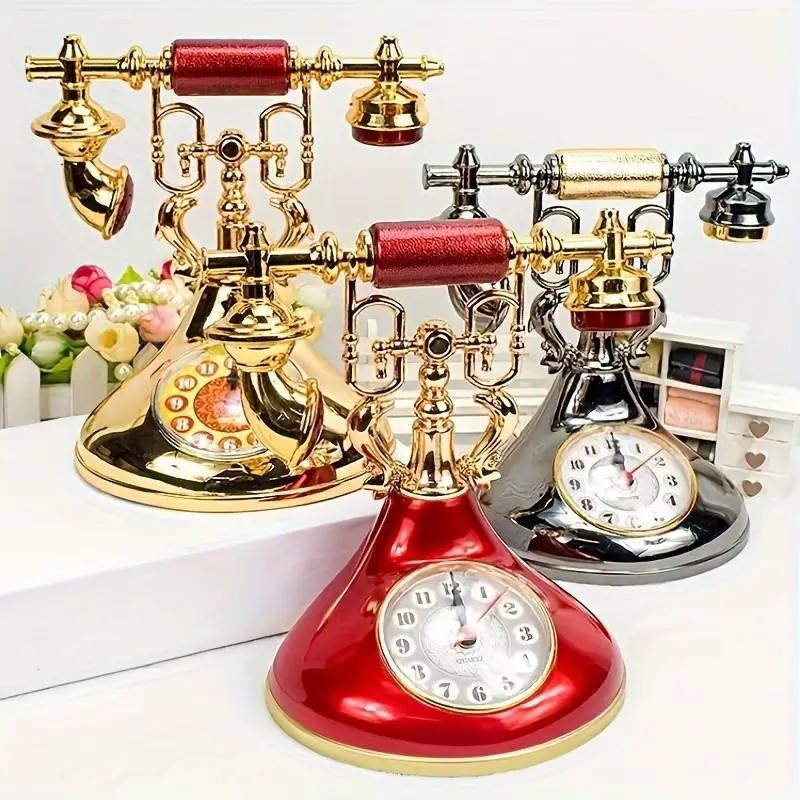 Vintage Telephone Clock Vintage Telephone Clock
