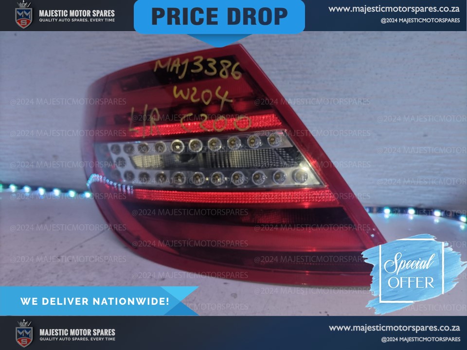 Mercedes C200 CGI Half LED Tail Lights for Sale (2012, W204)