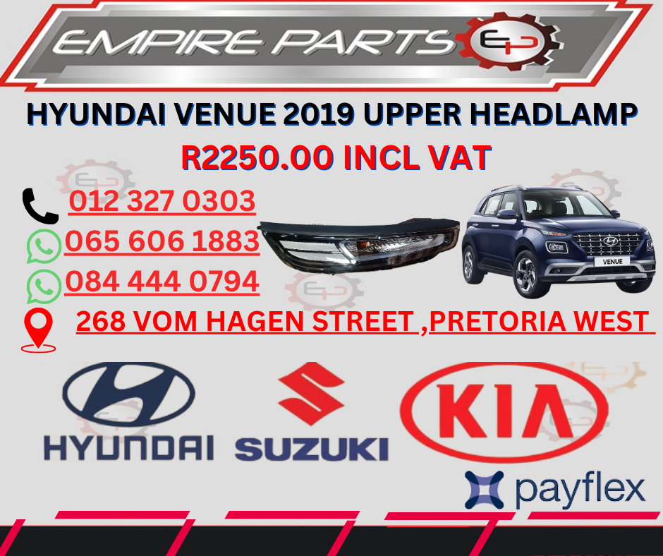 HYUNDAI VENUE 2019- RIGHT OR LEFT UPPER HEAD LAMP NEW FOR SALE - Private Seller HYUNDAI VENUE 2019- RIGHT OR LEFT UPPER HEAD LAMP NEW FOR SALE - Private Seller