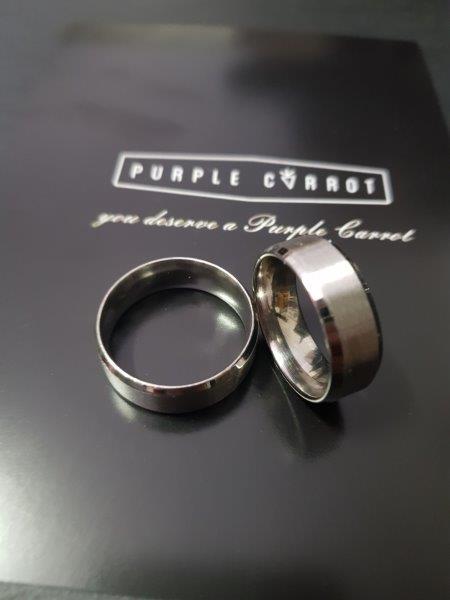 Brushed Ring with Engraving