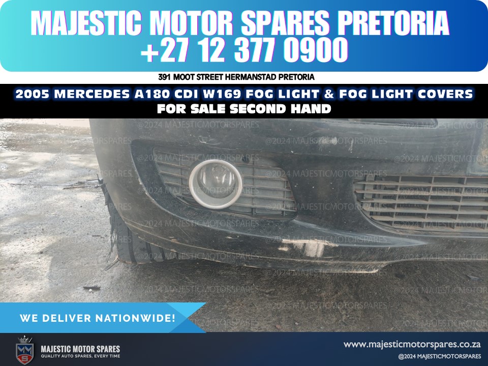 2005 mercedes a180 cdi w169 fog light & fog light covers for sale.