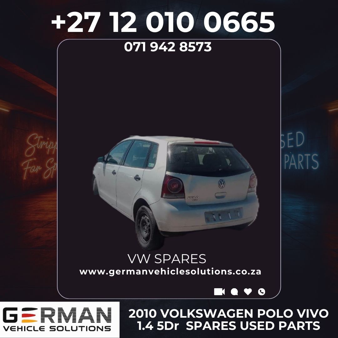 2010 Volkswagen Polo Vivo 1.4 5Dr – Breaking for Spares - Private Seller 2010 Volkswagen Polo Vivo 1.4 5Dr – Breaking for Spares - Private Seller