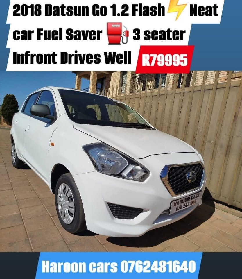 Call Haroon on 2018 Datsun Go 1.2 Flash Neat interior
