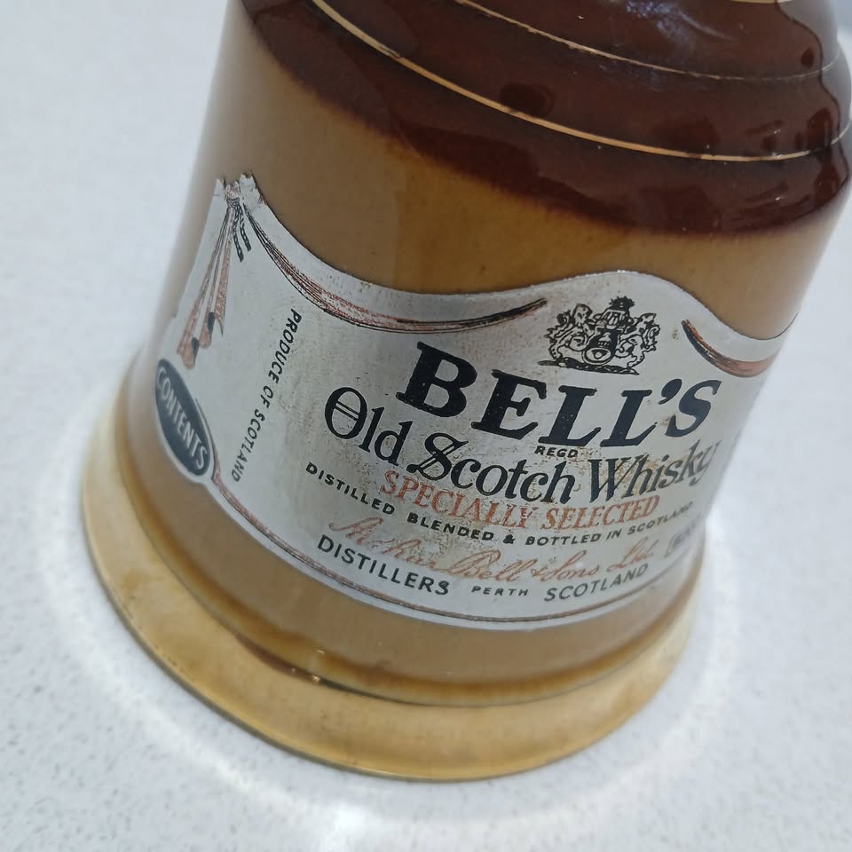 Bells Old Scotch Whisky ceramic decanter by Wade ceramics.