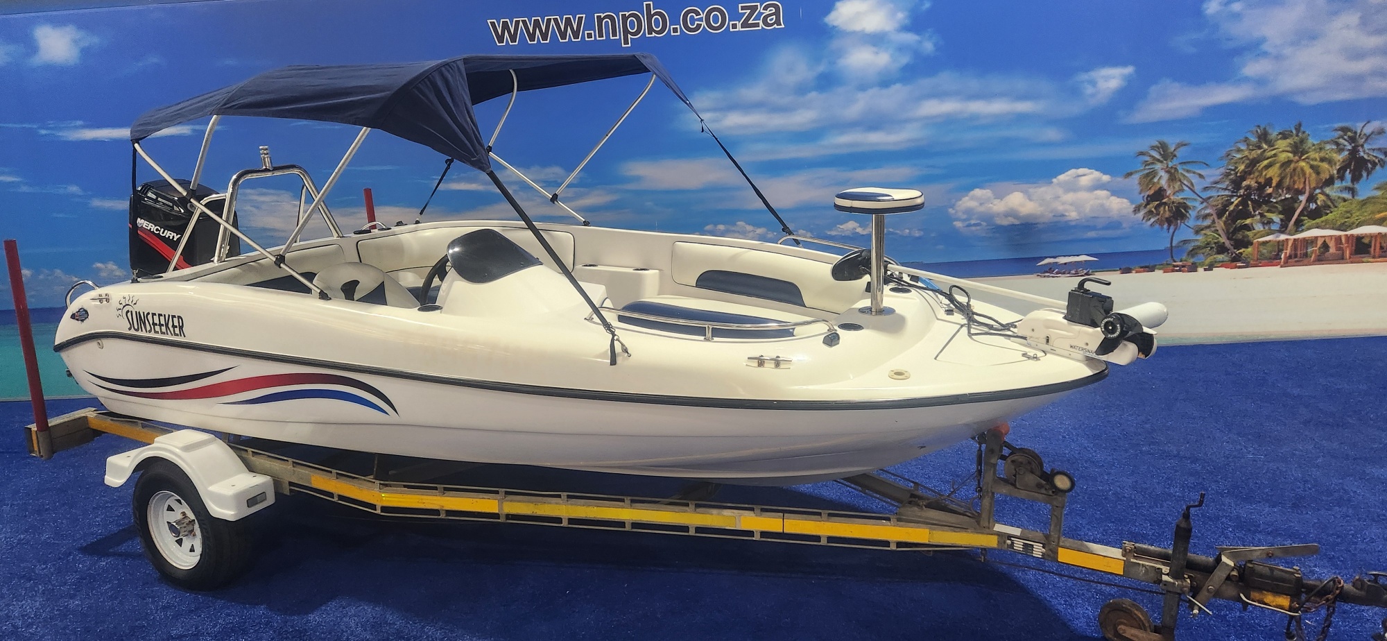 SUNSEEKER 170 ON TRAILER 125 HP MERCURY FINANCE ARRANGED