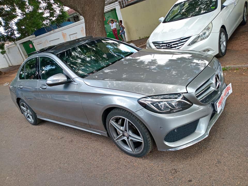 2014 Mercedes Benz C200  Automatic  Grey Color  Sparekey  Leather interior  Service book