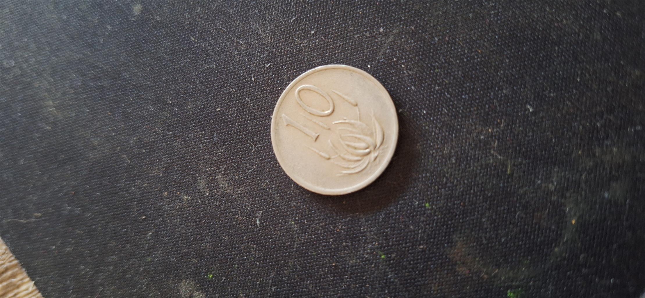 Old South African 5c and 10c coins for sale