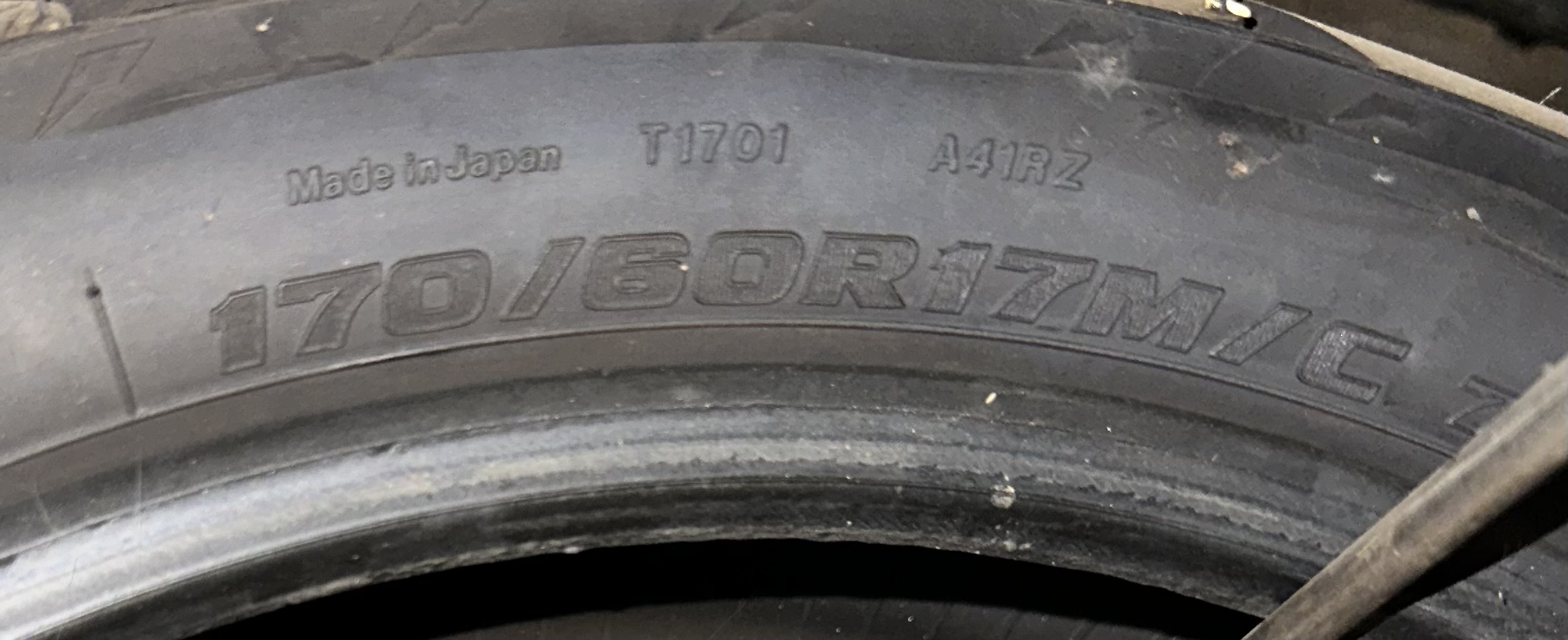 Motorcycle tyres