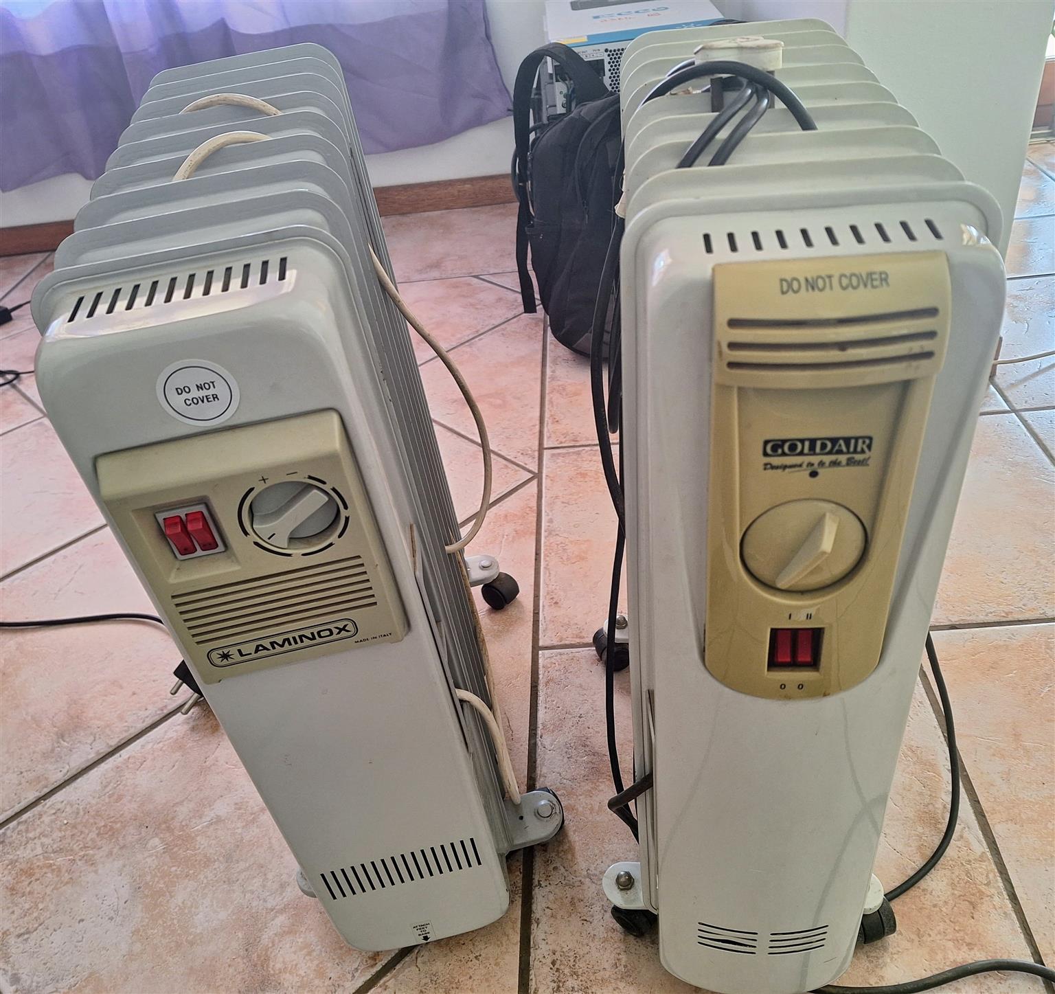 9 Fin Oil Heaters x2 in good condition | Junk Mail