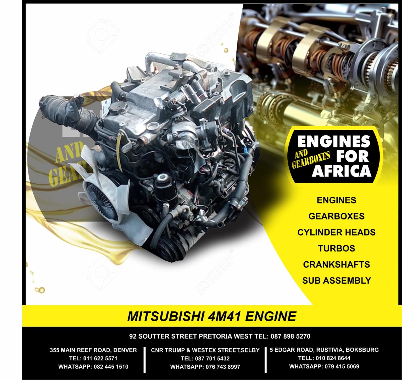 Mitsubishi Pajero 3.2 DID 4M41 Engine For Sale | Junk Mail Marketplace