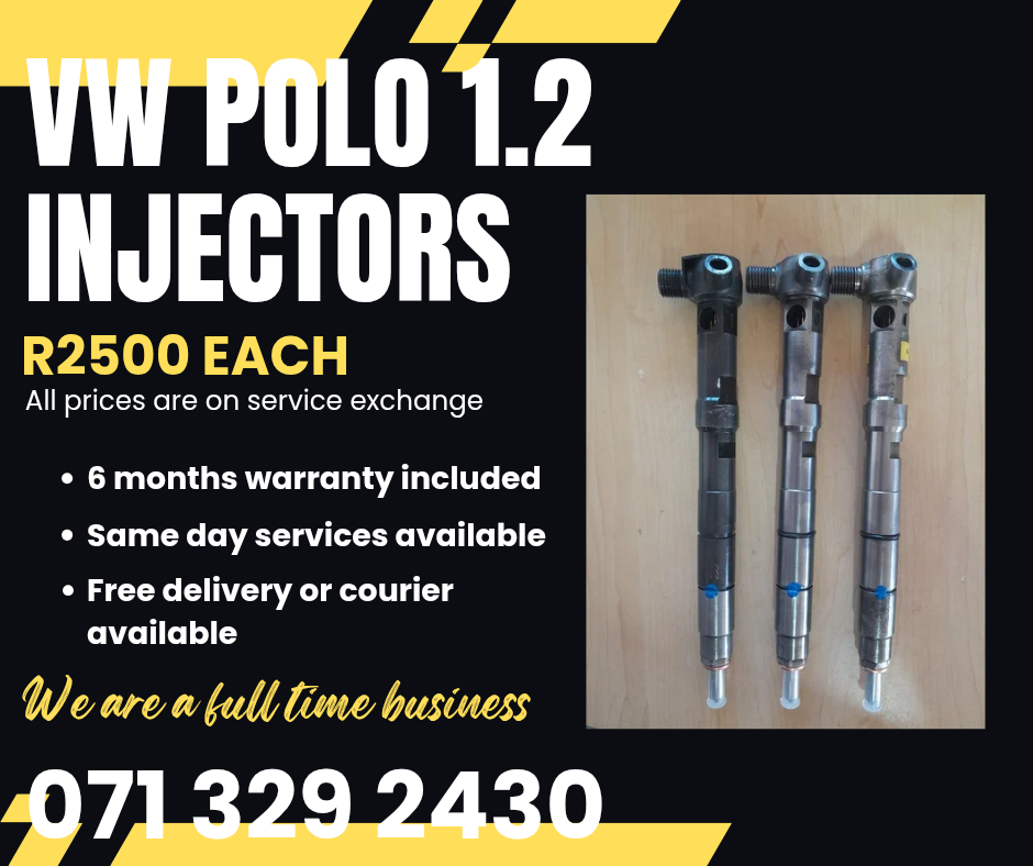 VW POLO 1.2 DIESEL INJECTORS FOR SALE WITH WARRANTY - Private Seller VW POLO 1.2 DIESEL INJECTORS FOR SALE WITH WARRANTY - Private Seller