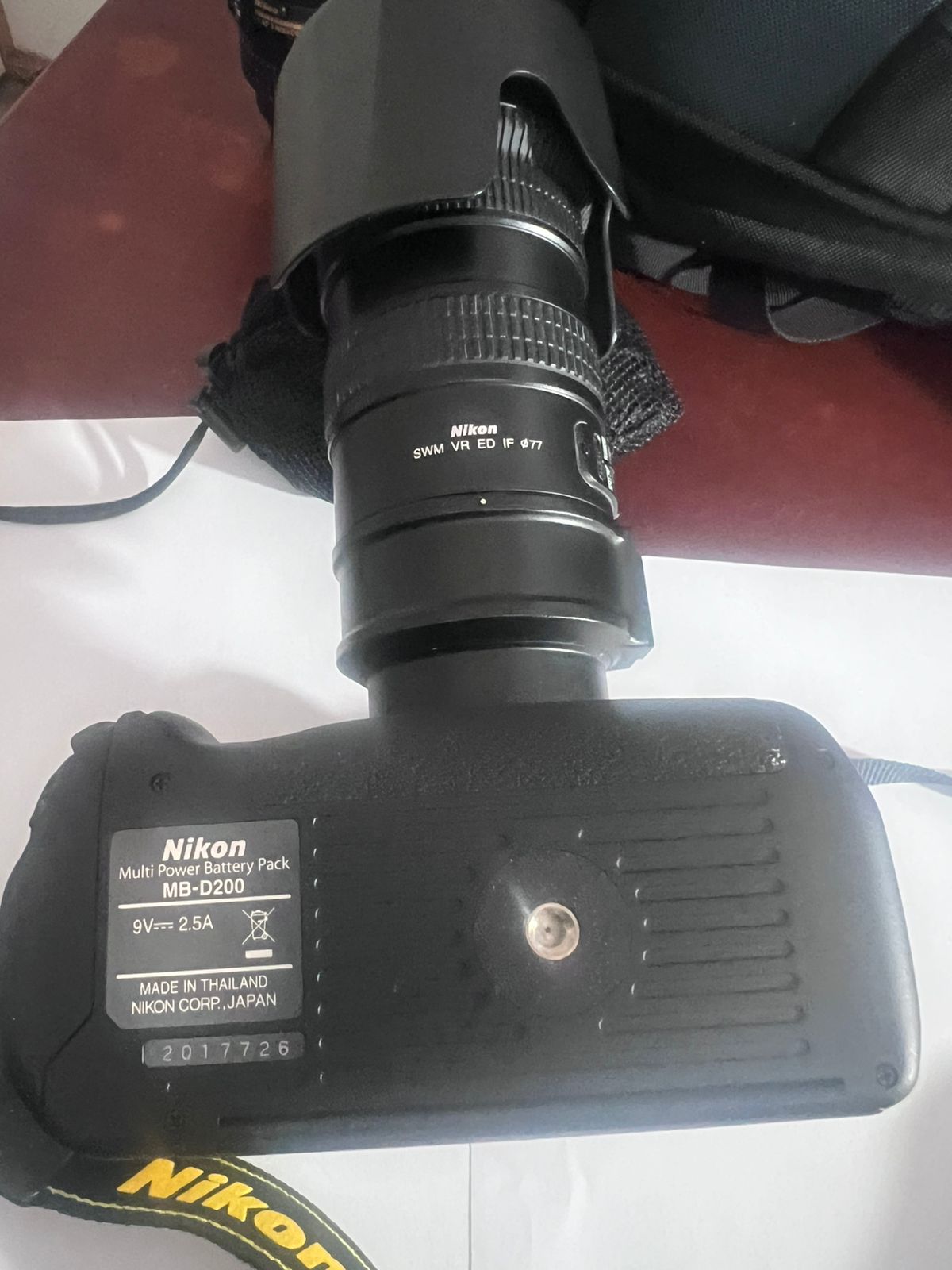Nikon D200 With Nikon AF -S VR 70- 200mm  1:2:8G