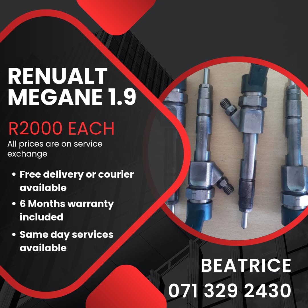 RENAULT MEGANE 1.9 INJECTORS FOR SALE WITH WARRANTY INCLUDED - Private Seller RENAULT MEGANE 1.9 INJECTORS FOR SALE WITH WARRANTY INCLUDED - Private Seller
