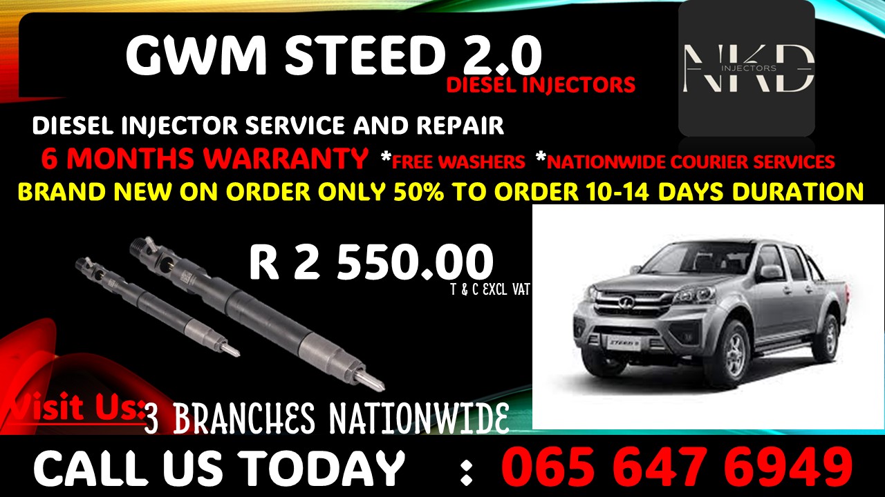 GWM STEED 2.0 Diesel Injectors - Private Seller GWM STEED 2.0 Diesel Injectors - Private Seller