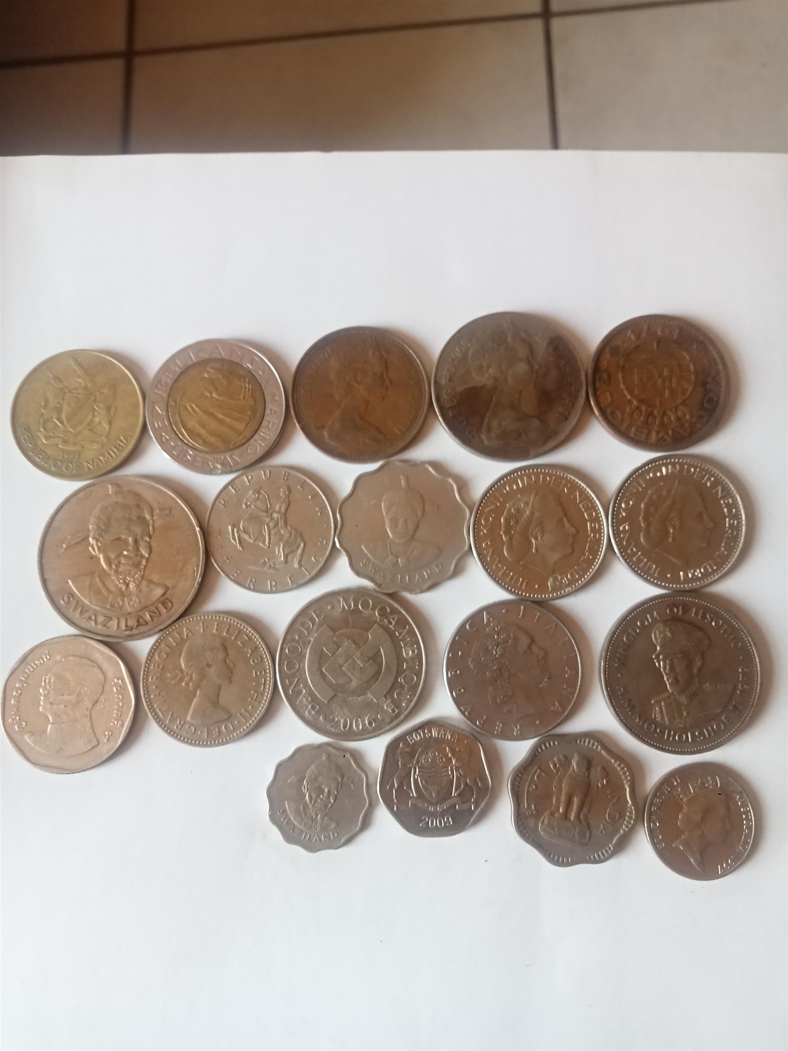 Old coins and note's for sale