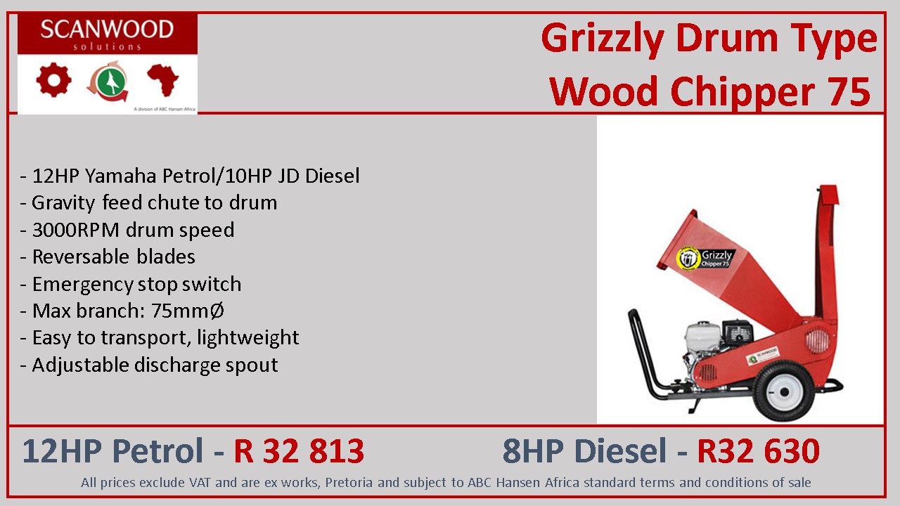 Grizzly 75 Wood Chipper