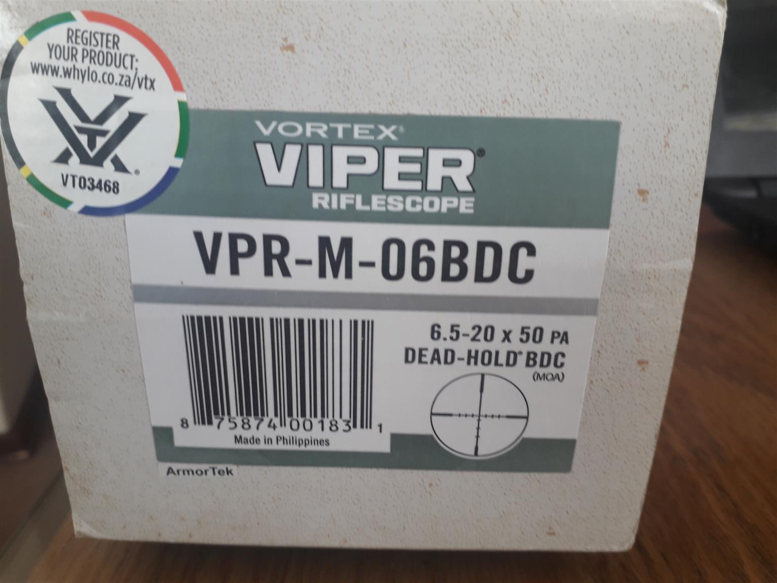 Vortex viper rifle scope 
