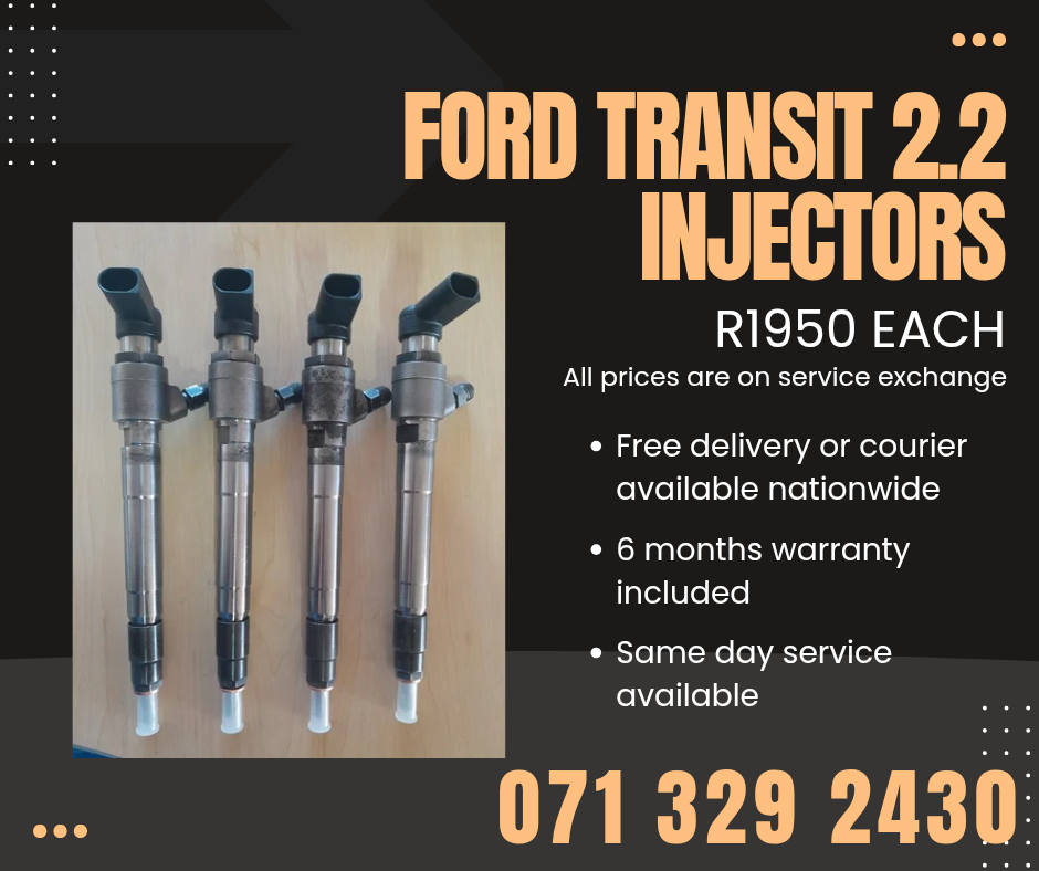 FORD TRANSIT 2.2 INJECTORS FOR SALE WITH WARRANTY INCLUDED - Private Seller FORD TRANSIT 2.2 INJECTORS FOR SALE WITH WARRANTY INCLUDED - Private Seller