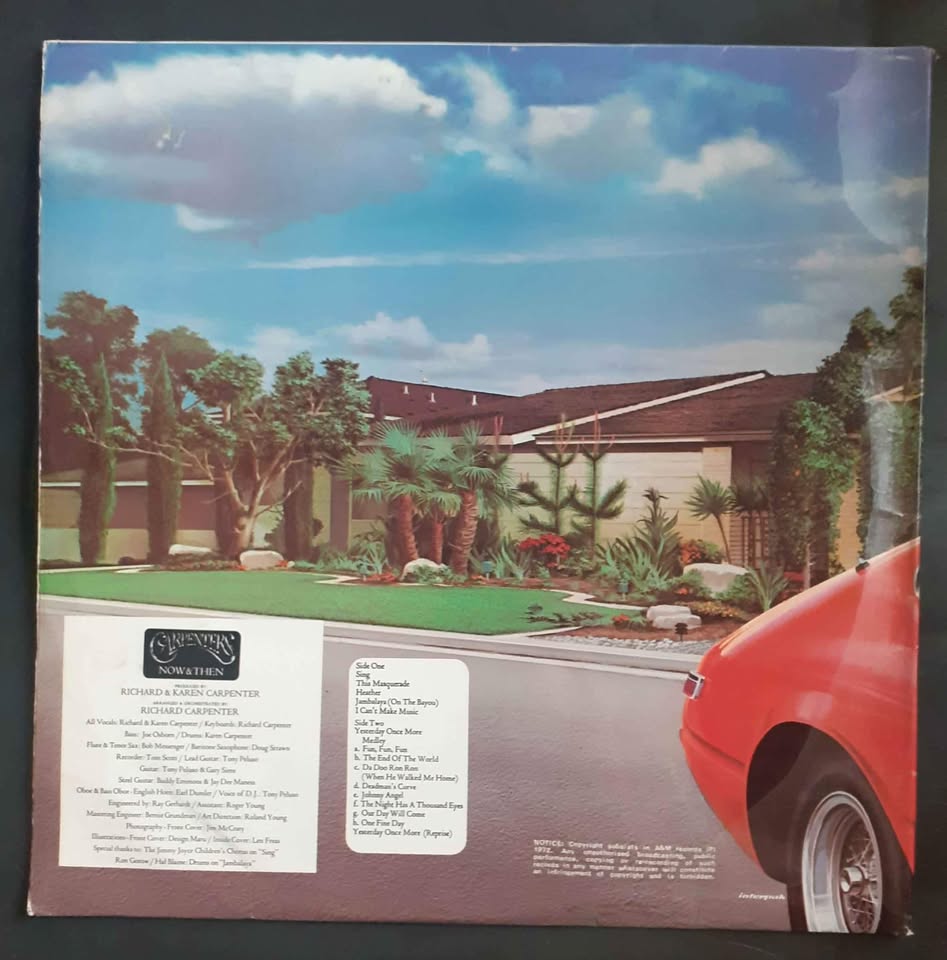 Carpenters - Now & Then LP Record