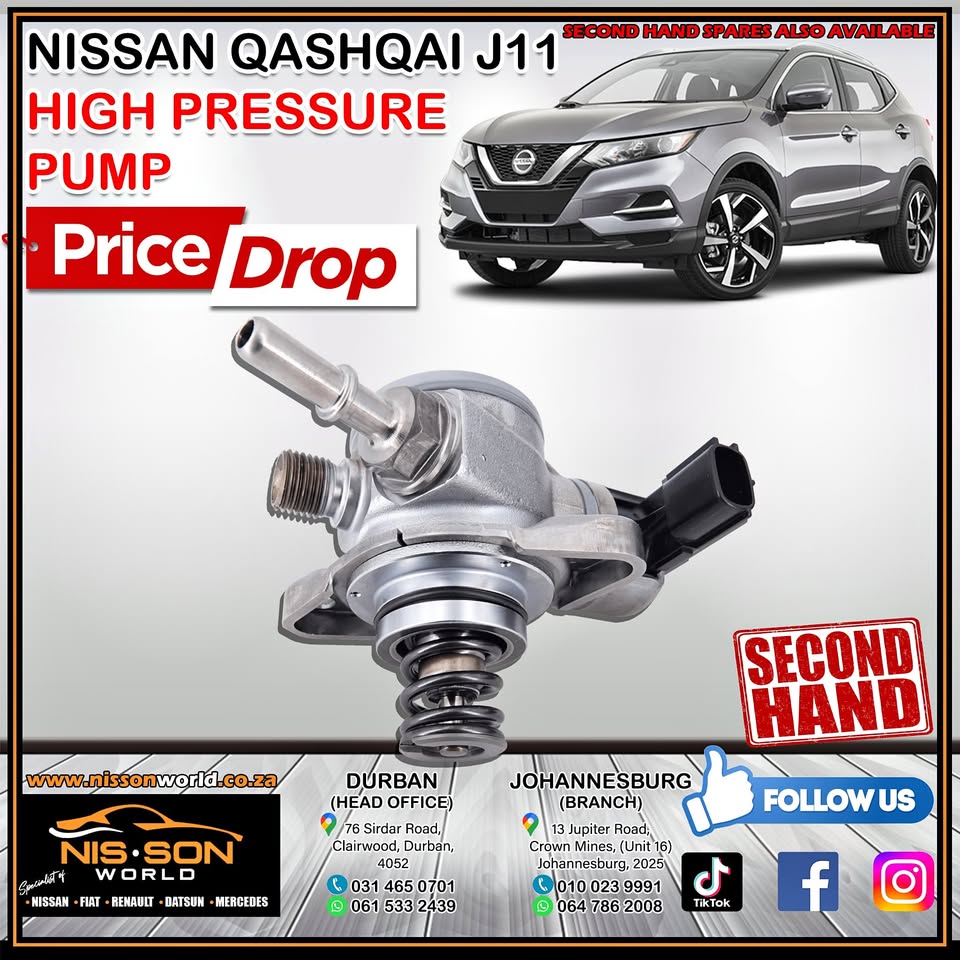NISSAN QASHQAI J11 HIGH PRESSURE PUMP - Private Seller NISSAN QASHQAI J11 HIGH PRESSURE PUMP - Private Seller