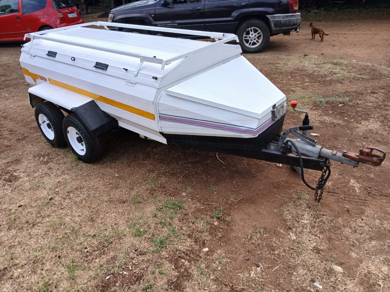 Venter Venter Moonbuggy luggage trailer. 7 foot double axle with brakes | Junk ...