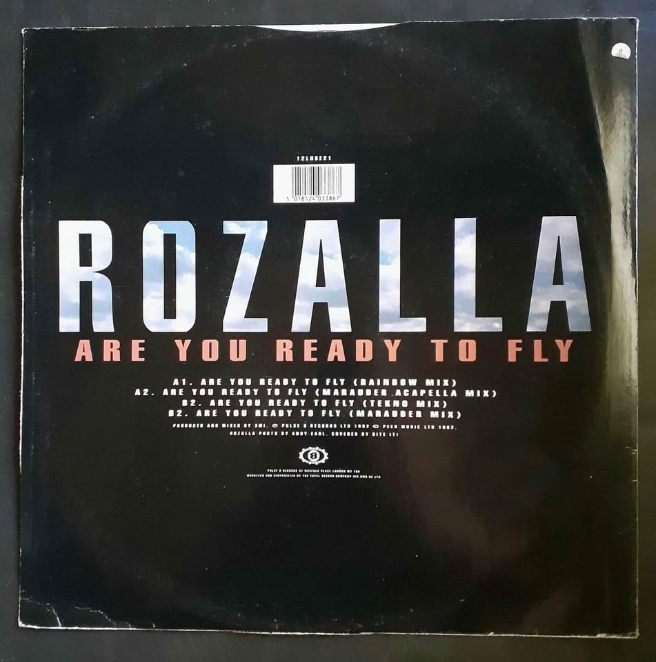 Rozalla - Are You Ready To Fly 12" Single Record