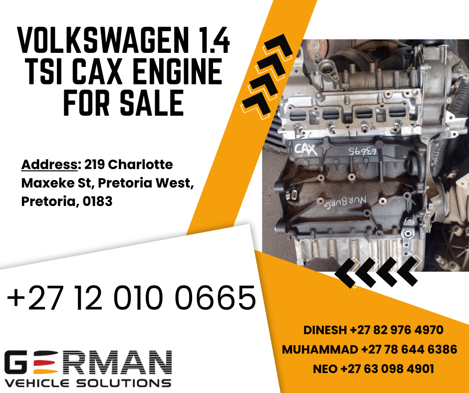 cax 1.4 Volkswagen tsi engine for sale used - Private Seller cax 1.4 Volkswagen tsi engine for sale used - Private Seller