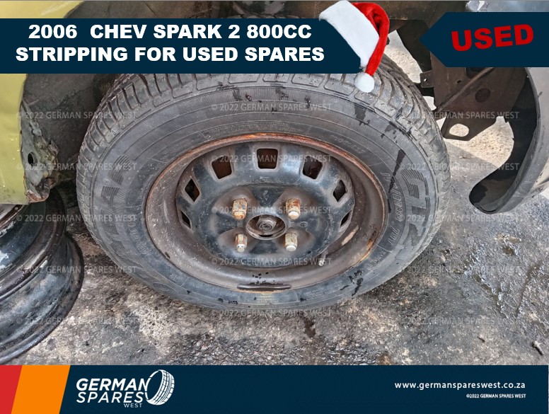 2006 Chev Spark 2 800cc Stripping for used spares at German Spares West - Private Seller 2006 Chev Spark 2 800cc Stripping for used spares at German Spares West - Private Seller
