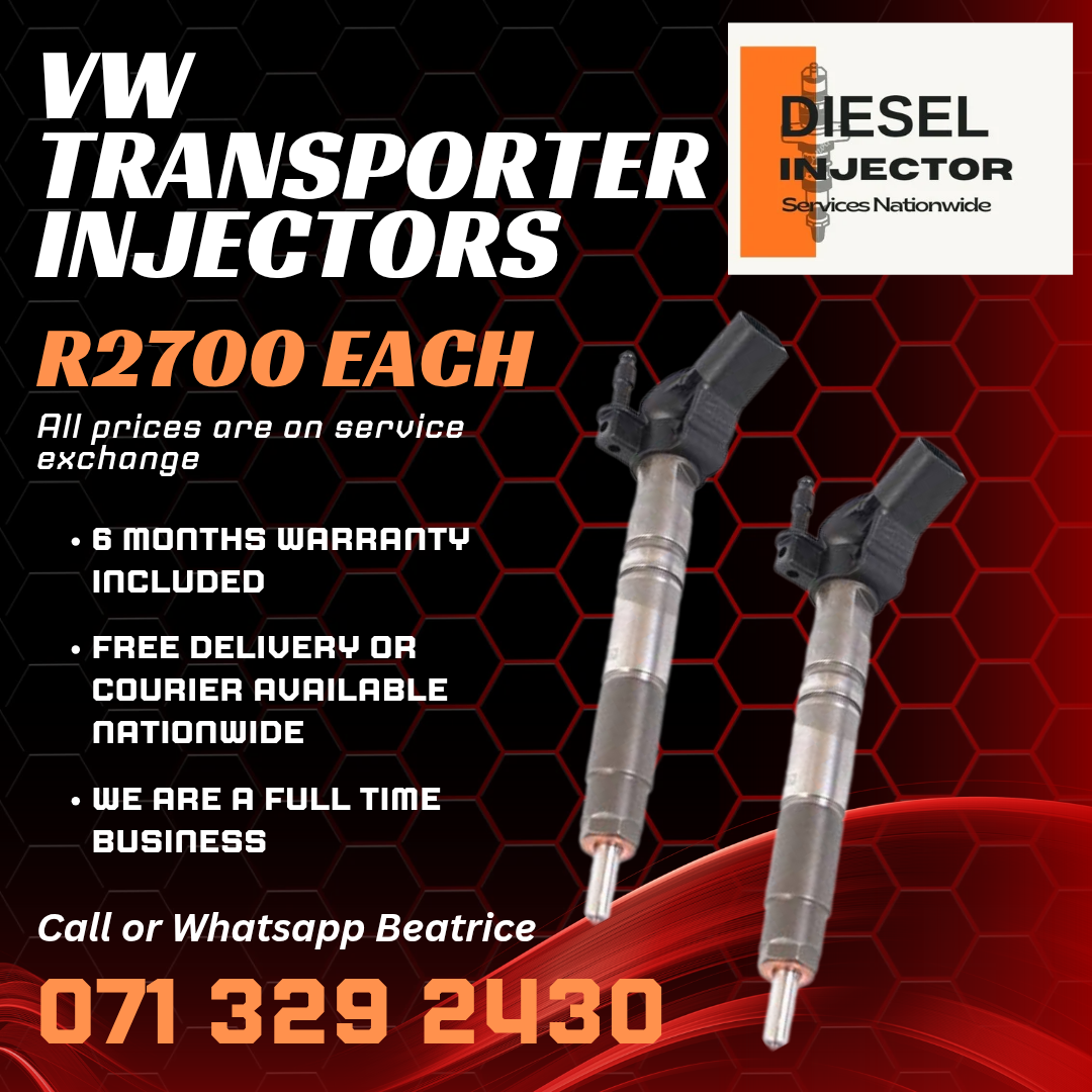 VW TRANSPORTER DIESEL INJECTORS FOR SALE WITH WARRANTY - Private Seller VW TRANSPORTER DIESEL INJECTORS FOR SALE WITH WARRANTY - Private Seller