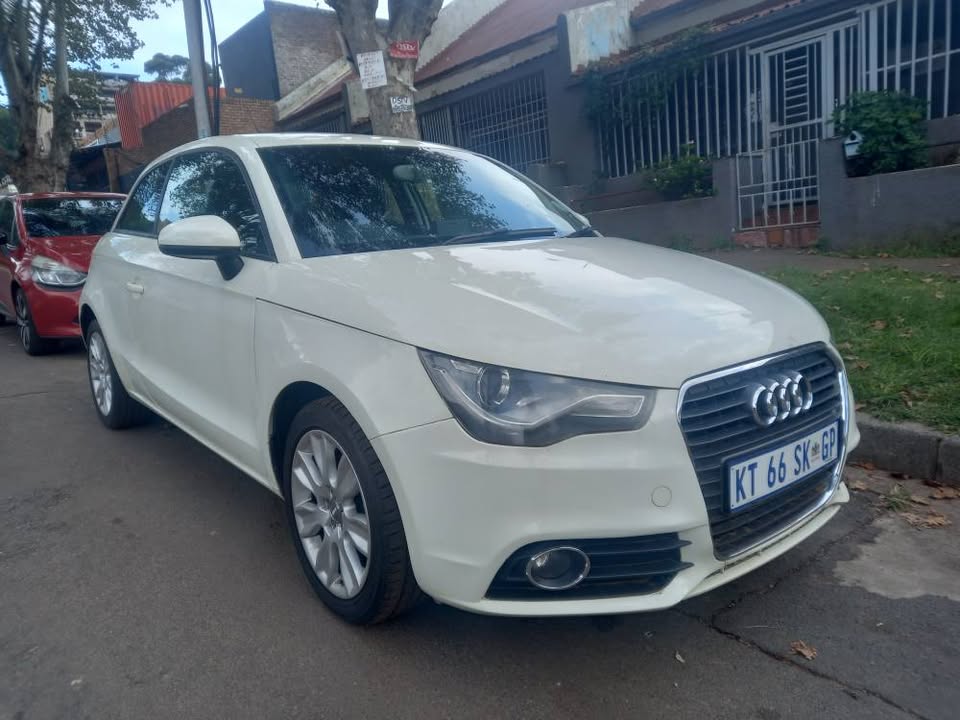 2012 AUDI A1 1.2 TFSI ATTRACTION AUTOMATIC, WHITE,