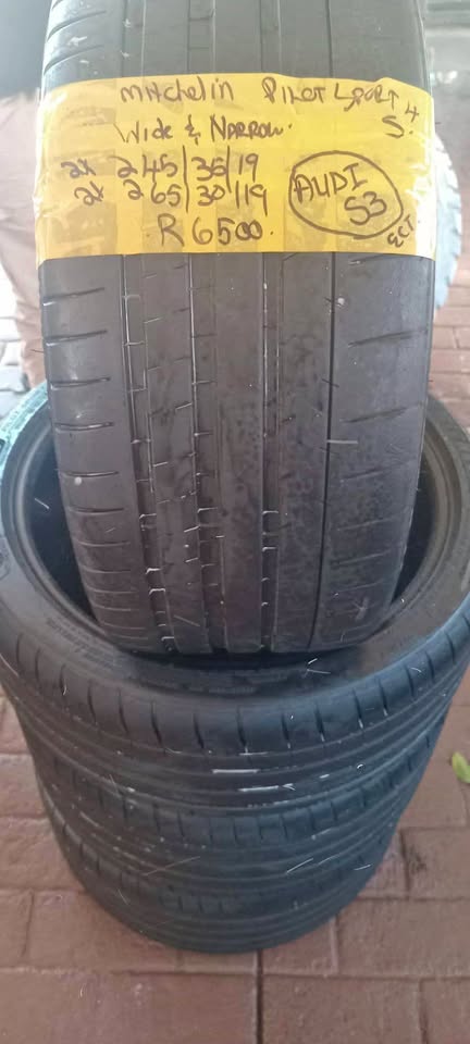 Mitcelin Wide and Narrow Audi S3 Mitcelin Wide and Narrow Audi S3