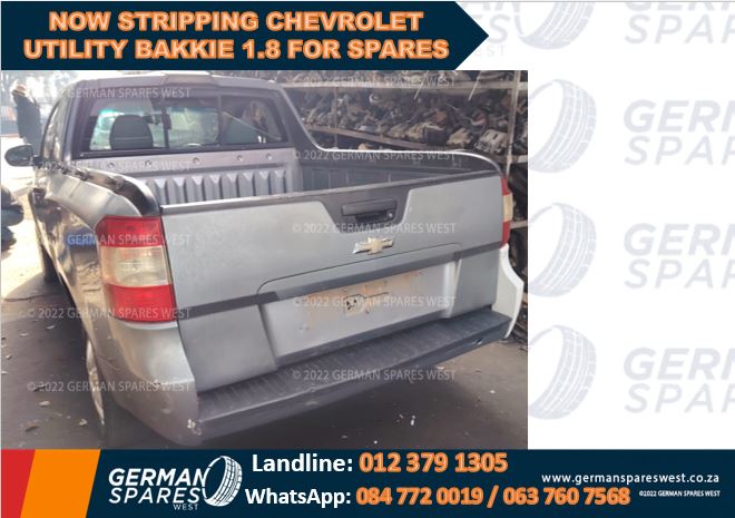 Now Stripping Chevrolet Utility 1.8 For Spares - Private Seller Now Stripping Chevrolet Utility 1.8 For Spares - Private Seller