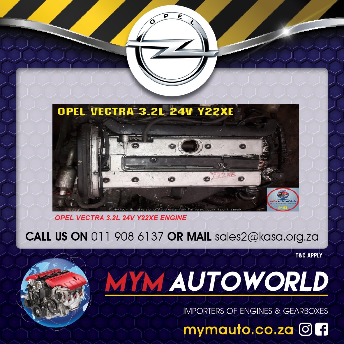 OPEL ASTRA 2.2L Y22XE ENGINE - Private Seller OPEL ASTRA 2.2L Y22XE ENGINE - Private Seller
