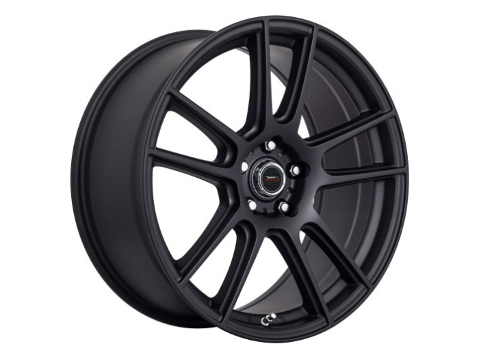 15″ A-Line FX1 4/100 & 4/108 Satin Black Alloy Wheels