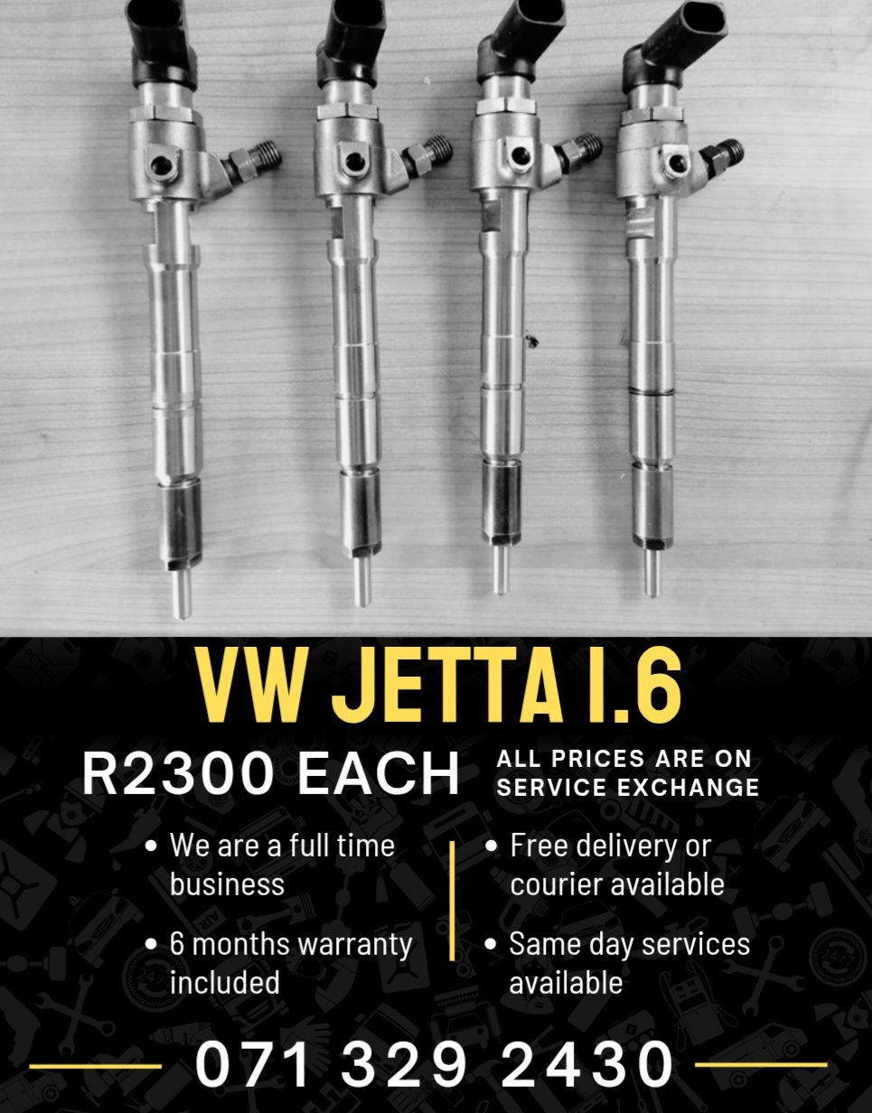 VW JETTA 1.6 DIESEL INJECTORS FOR SALE WITH WARRANTY - Private Seller VW JETTA 1.6 DIESEL INJECTORS FOR SALE WITH WARRANTY - Private Seller