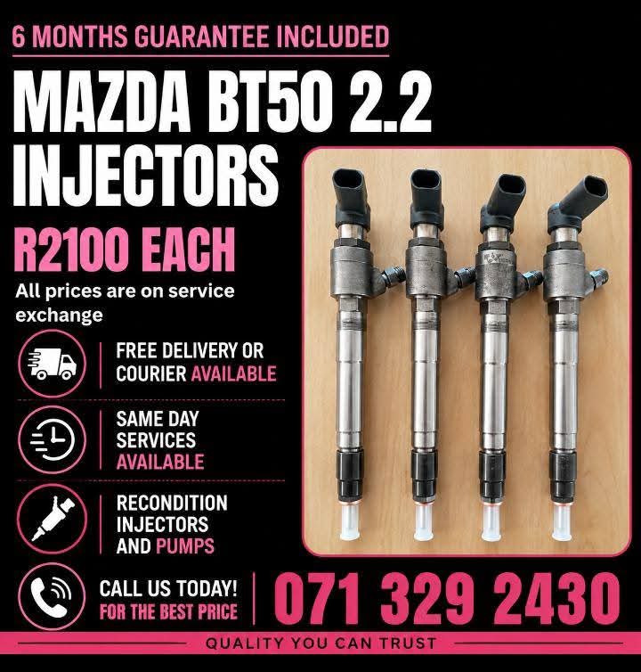 MAZDA BT50 2.2 INJECTORS FOR SALE WITH WARRANTY - Private Seller MAZDA BT50 2.2 INJECTORS FOR SALE WITH WARRANTY - Private Seller