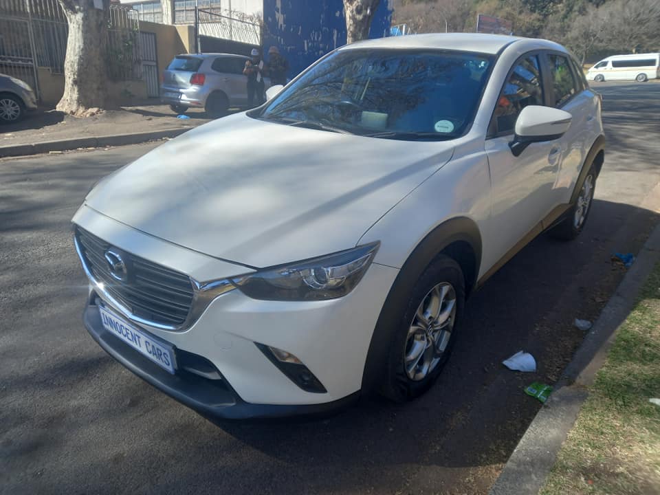 2020 MAZDA CX3 SKY ACTIVE 2.0 ENGINE PETROL, AUTOMATIC, WHITE COLOR, MILEAGE 78000KMS