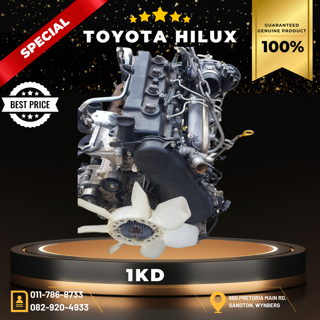 Toyota Hilux 1KD Engine for Sale - Private Seller Toyota Hilux 1KD Engine for Sale - Private Seller