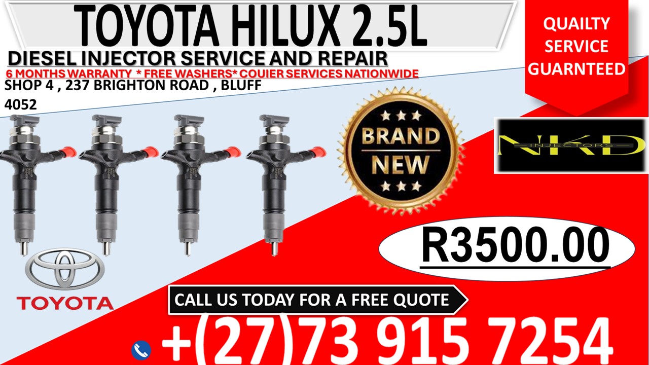 TOYOTA HILUX 2.5L NEW INJECTORS ON SALE AT A PRICE - Private Seller TOYOTA HILUX 2.5L NEW INJECTORS ON SALE AT A PRICE - Private Seller