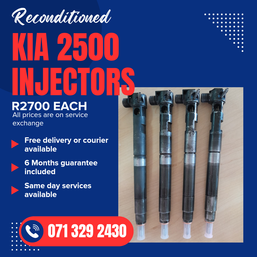 KIA 2500 DIESEL INJECTORS FOR SALE WITH WARRANTY - Private Seller KIA 2500 DIESEL INJECTORS FOR SALE WITH WARRANTY - Private Seller