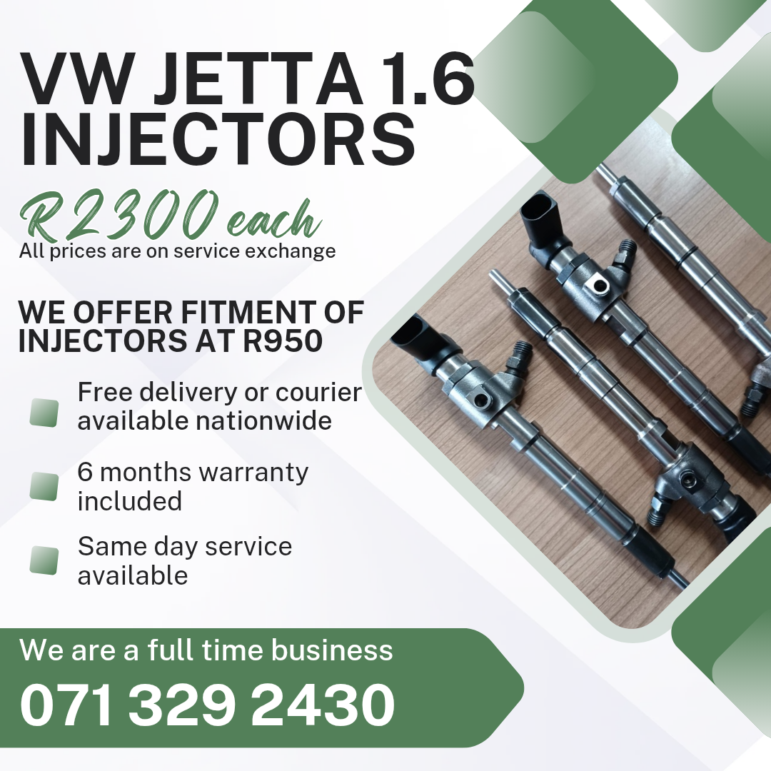 VW JETTA 1.6 INJECTORS FOR SALE WITH WARRANTY - Private Seller VW JETTA 1.6 INJECTORS FOR SALE WITH WARRANTY - Private Seller