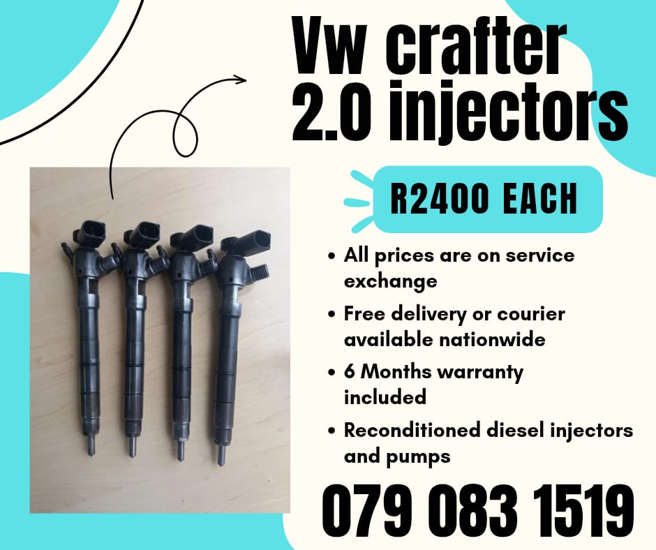 VW CRAFTER 2.0 INJECTORS FOR SALE WITH - Private Seller VW CRAFTER 2.0 INJECTORS FOR SALE WITH - Private Seller