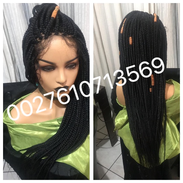 Lace front braided wigs 
